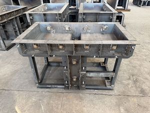 재사용 가능한 내구성 강철 레고 콘크리트 블록 몰드 |   건설 현장에 간편하게 설치 가능 - Product Image 3