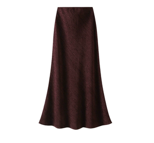 Falda <span class=keywords><strong>de</strong></span> sirena gruesa <span class=keywords><strong>de</strong></span> temperamento <span class=keywords><strong>de</strong></span> gama alta para <span class=keywords><strong>mujer</strong></span> Otoño Invierno nueva tendencia Casual delgada cintura alta café paquete faldas a la cadera - Product Image 1