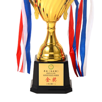 NUEVO Trofeo Deportivo Personalizado de Metal Grande para Competiciones Musicales, Eventos Académicos y Programas de Reconocimiento Corporativo