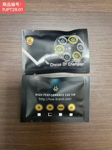 Puntas de Billar Profesionales de Alta Calidad de 14 mm, Puntas de Billar de Piel de Cerdo para Snooker y Billar - Product Image 4