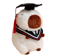 Cadeau de jouet en peluche Capybara de remise de diplôme de doctorat populaire pour les amis en peluche douce