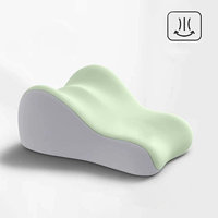 Oreiller en mousse à mémoire de forme pour couples, soutien lombaire en forme de coin, soutien du cou, orthopédique, ergonomique, doux, confortable, réglable, lavable