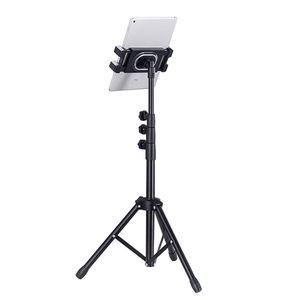 Có thể điều chỉnh Chiều cao gấp 360 độ <span class=keywords><strong>Tripod</strong></span> đứng cho điện thoại máy tính bảng di động ngoài trời live streaming multiangle Telescopic đứng - Product Image 2