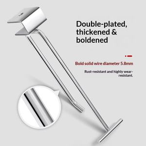 Gancho para Productos de Uñas, Gancho Plateado para Exhibición de Uñas - Product Image 4