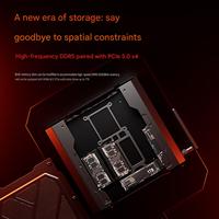 PC Mini Gaming AMD Ryzen 9 7940HX dengan Kartu Grafis Dedikasi RX 7600 XT 8GB, Desktop Ringkas, WiFi 7, Ekspansi Kecepatan Tinggi PCIe 5.0 X4