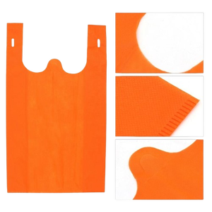 Bolsa de Compras Reutilizable de PP No Tejido, Diseño de Camiseta Personalizada, Elegante, Impresa, Vibrante, Fabricada en Fábrica, Reciclable - Product Image 1