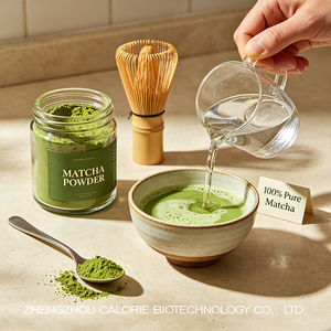 Poudre de Matcha de Qualité Cérémoniale Pure, Thé Vert Biologique USDA pour la Minceur et le Bien-être Quotidien, Soin Nutritionnel Corporel - Product Image 5