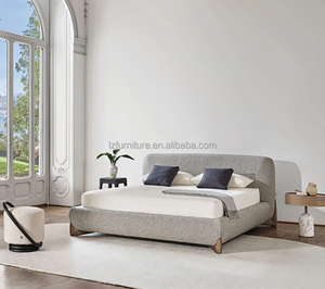 Modern Luxury Eco-friendly Durable 3-5 Star <b>Full</b> Hotel Bedroom <b>Sets</b> Double <b>Bed</b> Frame Commercial Use Customizable - Product Image 6