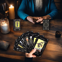 Personnalisation d'usine 22 arcanes majeurs/56 arcanes mineurs Tarot Oracle jeu de cartes imprimé sur papier d'art cartes de Tarot personnalisées