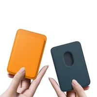 Mini pochette portefeuille en cuir magnétique porte-carte d'identité étui de téléphone pour iPhone 12 13 14 Pro Max