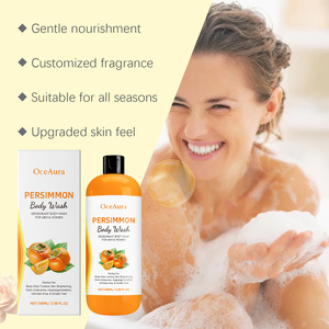 <span class=keywords><strong>Gel</strong></span> <span class=keywords><strong>Douche</strong></span> Moussant Hydratant au Kaki et à la Rose, Éclaircissant et Anti-Odeur, pour Hommes et Femmes - Product Image 2