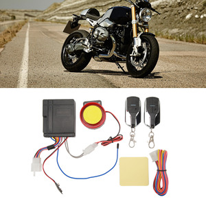 1-weg motorfiets alarmsysteem 12V 4 gevoeligheidsniveaus universele afstandsbediening alarmset voor scooter motorfiets - Product Image 5