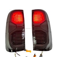 Luces Traseras LED con Luz Fluida de Encendido, Señal de Giro Secuencial, DRL y Luz de Freno para Toyota Hilux Vigo, Conjunto de Lámparas Traseras