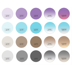 Lentilles teintées 1.56 1.60, lentilles optiques colorées pour lunettes de soleil, lentilles progressives sur mesure à la mode - Product Image 5