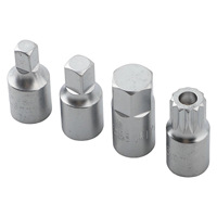 Kit de clés à cliquet professionnelles à passage direct en chrome vanadium pour les travaux d'amélioration domestique et l'entretien automobile