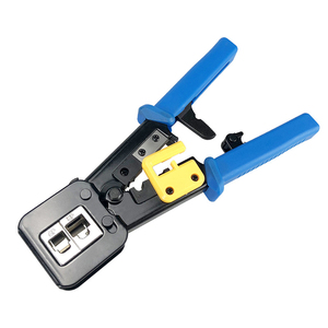 RJ45 công cụ đi qua uốn tóc bồng Bộ dụng cụ công cụ cho nhà với cáp Tester dây máy cắt mini vũ nữ Thoát y lưỡi Mạng công cụ Kit cho RJ45 - Product Image 6