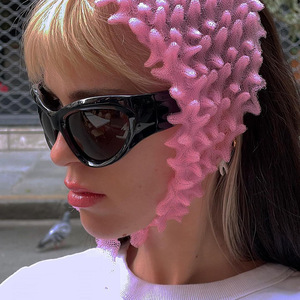 Cool Sunglasses Customized <b>Large</b> <b>Frame</b> Outdoor Fashionable Cycling Concave Shaped Sunglasses - Product Image 3