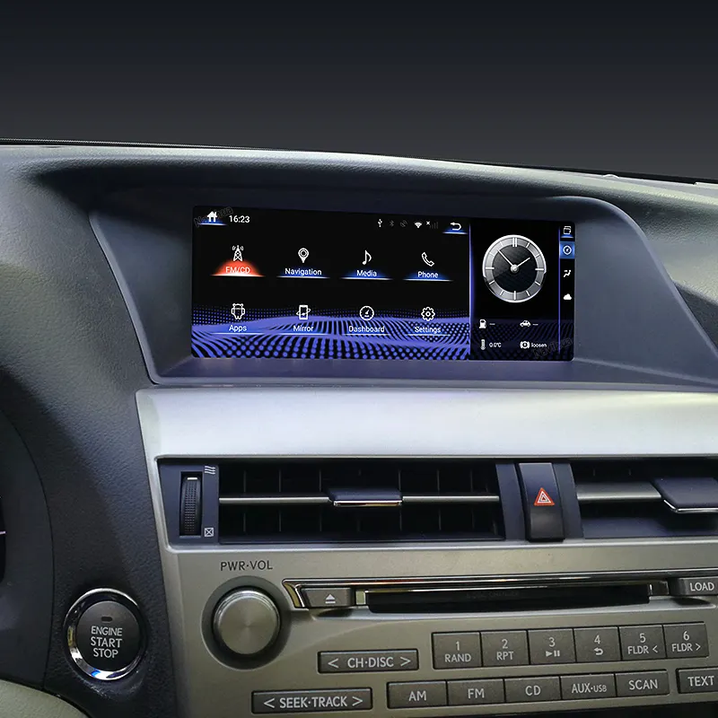 NaviHua 10,25 Zoll Android 9.0 Auto DVD-Player für Lexus RX270 2009-2014 GPS-Navigation Autoradio Multimedia-Audiosystem Stereo