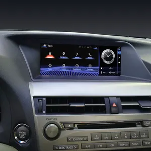 NaviHua pemutar DVD mobil Android, 10.25 inci navigasi GPS Radio mobil Multimedia sistem Audio Stereo untuk Lexus RX270 2009-2014