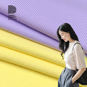 Tissu côtelé teint 2*2 résistant à l'abrasion pour T-shirts, débardeurs et <span class=keywords><strong>sous</strong></span>-vêtements en tricot élastique Spandex pour femmes, garçons, filles et hommes - Product Image 6