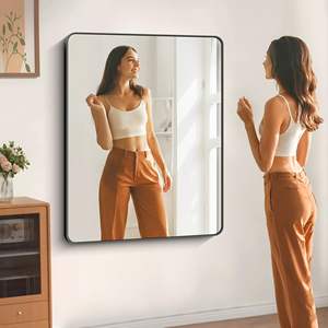 Espejo de baño autoadhesivo montado en la pared Venta caliente Tipo sin perforación Adecuado para tareas de lavado y maquillaje - Product Image 3