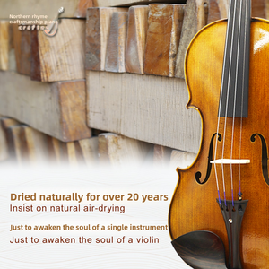 Ensemble de violon pour étudiant CHENTUO CT1.62, table en épicéa massif, fond/côtés en érable, archet, touche en ébène, fibre de carbone, qualité professionnelle - Product Image 4