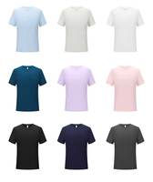T-shirt d'été en nylon-spandex extensible à col rond, séchage rapide, broderie personnalisée, sérigraphie, sensation de fraîcheur, uniforme de travail