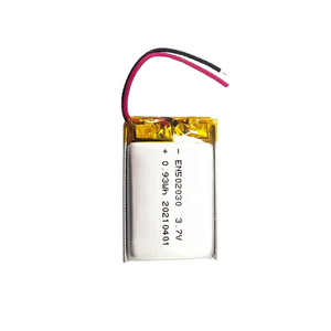 Encore pin <span class=keywords><strong>lithium</strong></span> polymer <span class=keywords><strong>502030</strong></span> 3.7V 250mAh Li ion Lipo có thể sạc lại pin di động cho đồng hồ thông minh Bluetooth tai nghe - Product Image 2