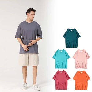 T-shirts personnalisés 100 % coton de qualité pour hommes, coupe classique, imprimés décontractés avec sérigraphie, vêtements promotionnels d'été - Product Image 1