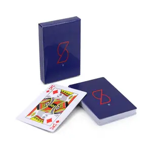 사용자 정의 하이 퀄리티 카드 놀이 32 카드 린넨과 앞면과 뒷면 사용자 정의 인쇄 baloot 게임