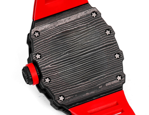 Fashionable Trendy Luxury Carbon Fiber Case <b>Rubber</b> Strap Men's Waterproof Mechanical <b>Watch</b> - Product Image 6