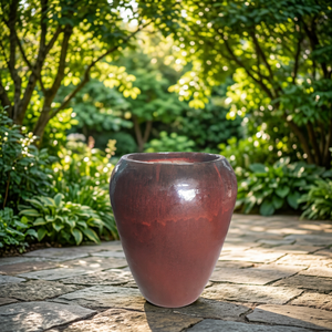 Modern Glazed <b>Ceramic</b> Square Flower <b>Pots</b> Set of 3 Outdoor Garden Planters with Minimalist Style for Home Floor Decoration - Product Image 1