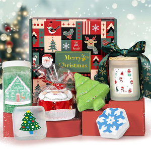 Set de Regalo Navideño OEM ODM, Set de Cuidado Corporal y de Baño de Larga Duración, Hidratante y Limpiador para Spa en Casa - Product Image 4