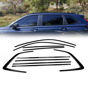 Toptan Özel Araba Aksesuarları Siyah Kapı Krom Pencere Dekoratif Kaplama Şeridi Honda CR-V CRV 2023-2025 için - Product Image 1