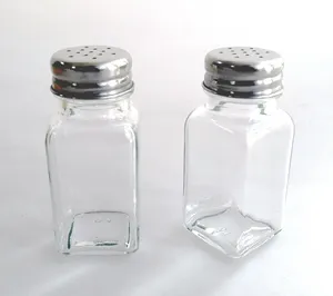 24 Pack von Spice Shakers, Salt und Pepper Shakers Glass Set