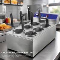 Machine de cuisson de pâtes et nouilles électrique commerciale intelligente et automatique en acier inoxydable pour la restauration chinoise