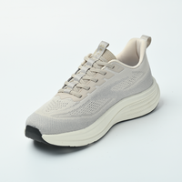 Chaussures de course et de marche pour hommes en mesh respirant et léger avec semelle épaisse