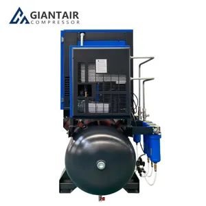 Electric 500 Liter Hanbell AB Airend Energy Oxygen Industrial Saving Industry Rotary Screw Air Compressor Air-compressors