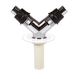 Siphon de sol moderne et simple électroplaqué à trois voies pour <span class=keywords><strong>machine</strong></span> à <span class=keywords><strong>laver</strong></span> avec séparateur d'eau anti-odeur pour égout de salle de bain - Product Image 1