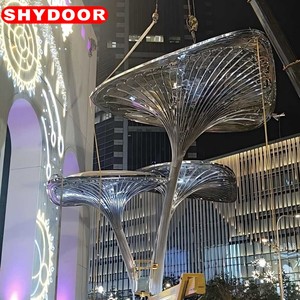 Scultura <span class=keywords><strong>Rotonda</strong></span> Grande in Acciaio Inossidabile, Opera d'Arte Urbana per Monumenti Cittadini, Design Personalizzato, Modelli Molto Popolari - Product Image 1