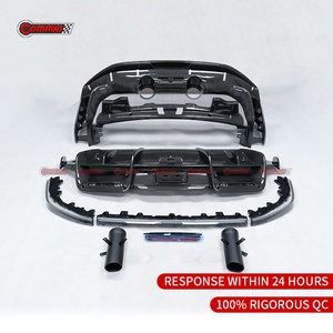 ชุดแต่งตัวถังรถยนต์คาร์บอนไฟเบอร์แห้งรุ่นใหม่ SF90XX สำหรับ Ferrari SF90 กันชนหน้า-หลัง บังโคลน สเกิร์ตข้าง - Product Image 5