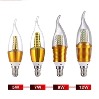 Bombilla LED DECO LIGHT E12 E14, Bombilla de Filamento Equivalente a 5W