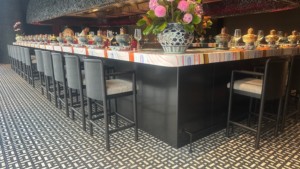 Hình chữ nhật nhân tạo vị trí khảm đá cẩm thạch xi măng terrazzo đúc sẵn sàn gạch terrazzo - Product Image 3