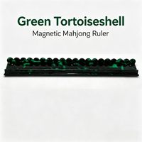 Support de rangement pliable de luxe en acrylique pour Mahjong et règle de défilement avec dentelle, organisateur de cartes portable et durable