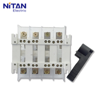 Interruptor Seccionador de Carga Transparente HGLB 160A 125A 4P con Fusible para Distribución de Energía Industrial, Interruptor Aislador NH