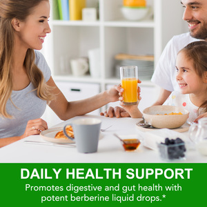 Acentiallabs 1500mg mendukung suplemen <span class=keywords><strong>Berberine</strong></span> kesehatan pencernaan meningkatkan fungsi kekebalan tubuh ekstrak tanaman berine tetesan cair - Product Image 3