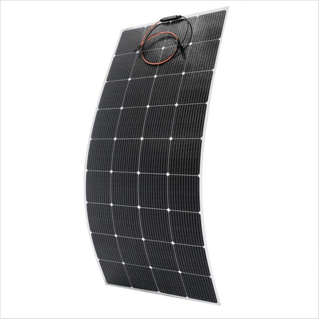 High Efficiency 200W-380W Flexible Solar Panel Light PERC & Half Cell Technology for RV Boat Roof Use