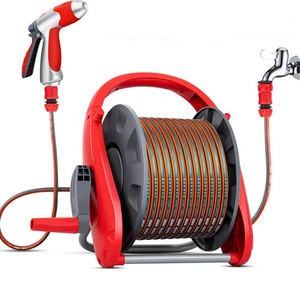 เครื่องฉีดน้ำล้างรถราคาดี แรงดันสูง สายยางรดน้ำแบบยืดหยุ่น 10ม. 20ม. 30ม. รุ่น SG87 สายยางรดน้ำไม่พันกัน - Product Image 2