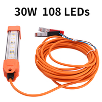 Lumière de Pêche Sous-Marine Verte 30W 60W 100W IP68 Étanche pour Fermes Piscicoles, Lampe LED de Leurre pour la Pêche