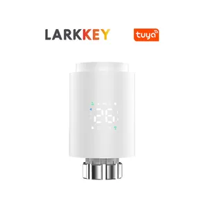 Larkkey Tuya Zigbee Válvula do radiador termostato de aquecimento da sala de controle interruptores programáveis de temperatura controlada